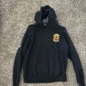 Black Hoodie with Emblem